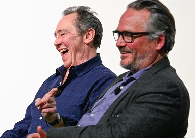Charlie Higson and Paul Whitehouse at UEA